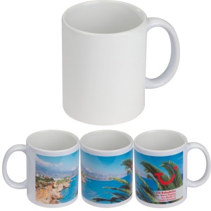 Tasse personalizable classique pour marquage all-over