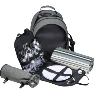 Mochila de picnic para 4 personas, incluida manta de picnic