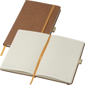 Cuaderno A5 con cubierta de piel reciclada
