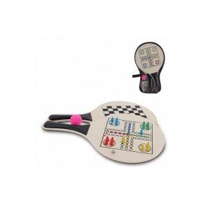 Tenis de playa de MDF con superficie de ajedrez