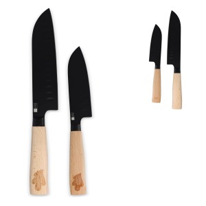 InSideOut Set de couteaux de promoción Santoku 2pc Ravn