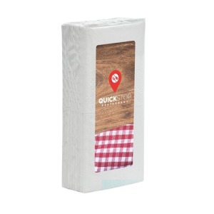 Pañuelos de papel con etiqueta