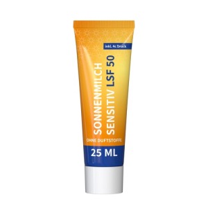 Leche Solar Sensitive FPS 50, tubo 25 ml