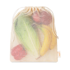 Bolsa para verduras de malla de algodón