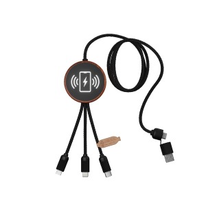 Cable ecológico de madera de 10 W (Stock)