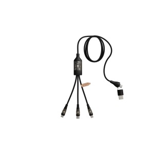 Cable digital 5 en 1 carga ultra rápida 100W Stock
