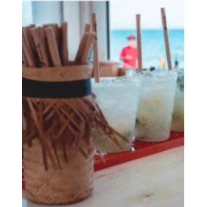 Pajita de papel de 6 mm