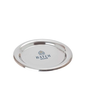 Bandeja de acero inoxidable Ø14cm