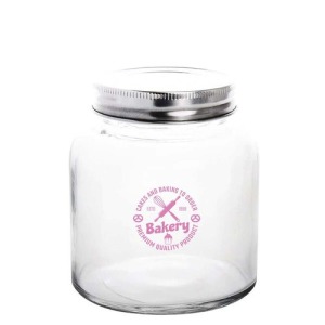 Tarro de cristal con tapa de rosca para comida seca 330ml