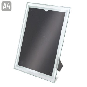 Cadre personalizable A4 en verre pour diplôme