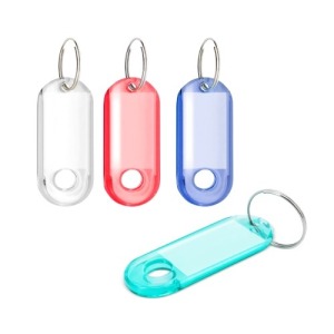 Jeu de porte-clés de promoción avec étiquette