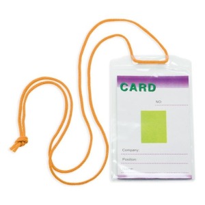 Porte-badge avec cordon