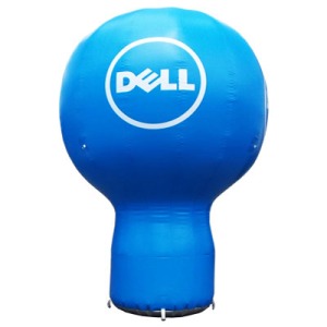 Globo aerostático hinchable y ventilado