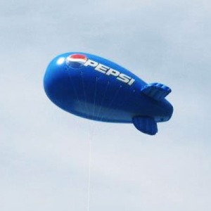 Dirigible individual de helio de 8 m
