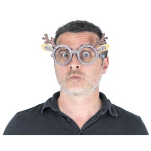 GAFAS DE RENO CON PURPURINA