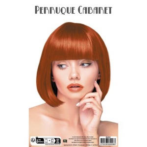 PELUCA DE CABARET ROSA NEÓN