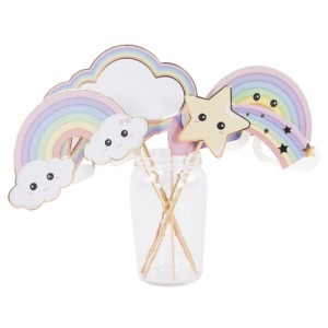PHOTOBOOTH BEBÉ UNICORNIO 8PCS