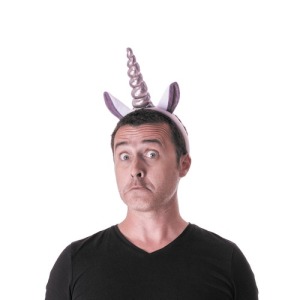 DIADEMA UNICORNIO PLATA