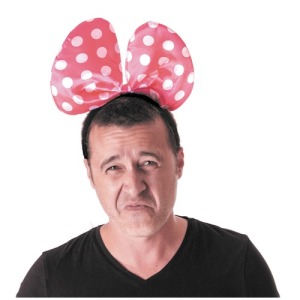 DIADEMA GRAN LAZO ROSA