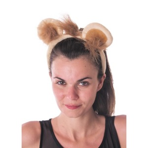 DIADEMA LEÓN TERCIOPELO