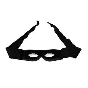 MÁSCARA DE BANDIDO NEGRO