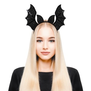 DIADEMA GLAM MURCIÉLAGO DE LENTEJUELAS