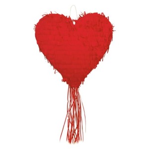 PIÑATA CORAZÓN ROJO