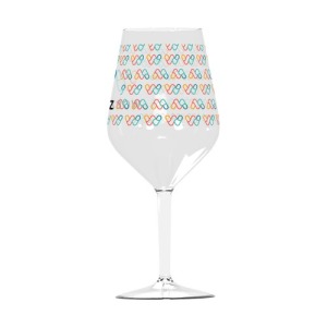Vidrio de plástico reutilizable Cabernet