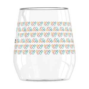 Vaso de agua personalizado 38cl - Quadrichomie