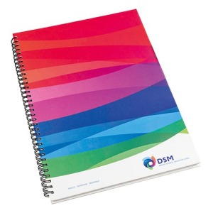 Cuaderno Wire-O A5 de tapa dura con 50 hojas