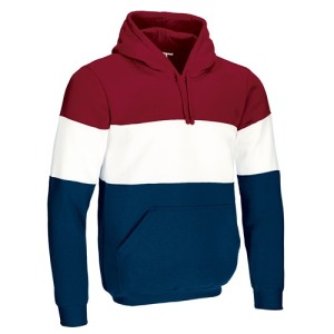 Sudadera tricolor