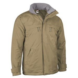 Parka personalizable con capucha retráctil
