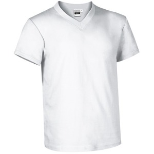 Camiseta con cuello de pico