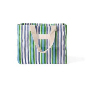 Sac de plage personalizable rayé 38x20x31cm