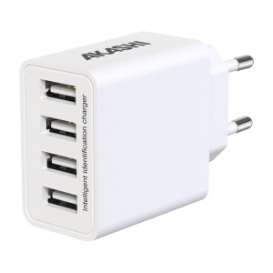 Shi - cargador de pared de carga rápida con 4 puertos usb