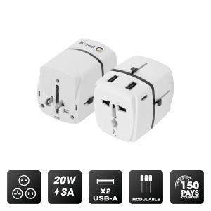 Adaptateur universel de promoción Premium 20W - 3A