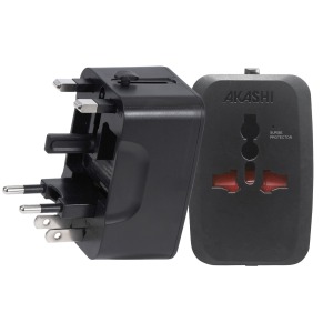 Adaptateur universel de promoción de voyage - Noir