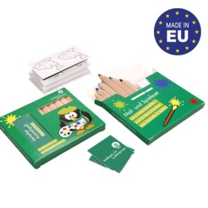 Juego de 6 lápices con juego de memoria para colorear