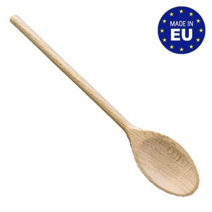 Cuchara ovalada de madera