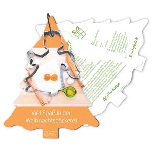 Recetario de Navidad, Abeto, con molde de abeto - Diseño estándar