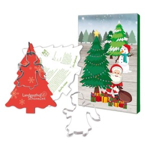 Recetario de Navidad, Abeto, con molde de abeto - Diseño estándar