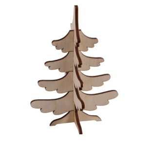 Puzzle de madera 3D - Abeto - Árbol de Navidad