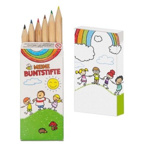 Boîte à crayons de couleur de promoción