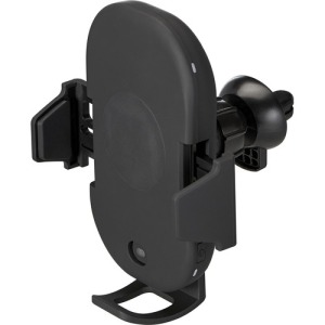 Cargador inalámbrico con sensor de movimiento para fijarlo a la rejilla de ventilación del coche