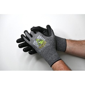 Guantes de poliéster templado