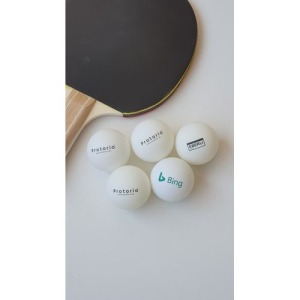 Pelota de ping-pong impresa