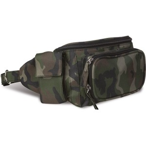 RIÑONERA MULTIBOLSILLOS DE POLIÉSTER 600D CAMUFLAJE