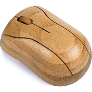Souris optique de promoción wireless en bambou