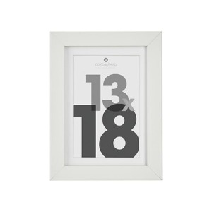 cadre photo personalizable bl eva 13x18 dis, blanc
