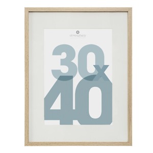 cadre photo de promoción naturel manu 30x40 dis, beige